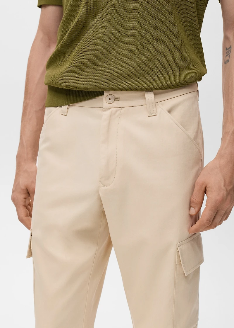 Cotton lyocell cargo pants