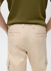 Cotton lyocell cargo pants