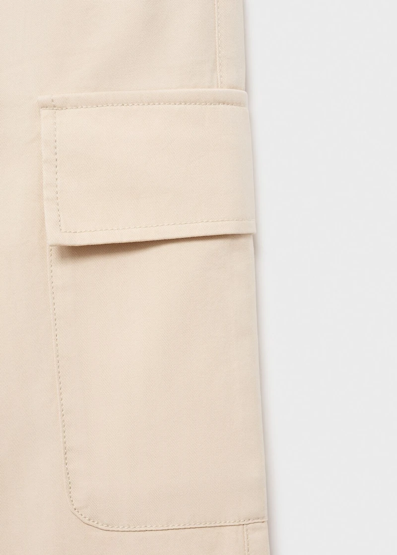 Cotton lyocell cargo pants