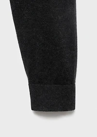 Zipped knit cardigan