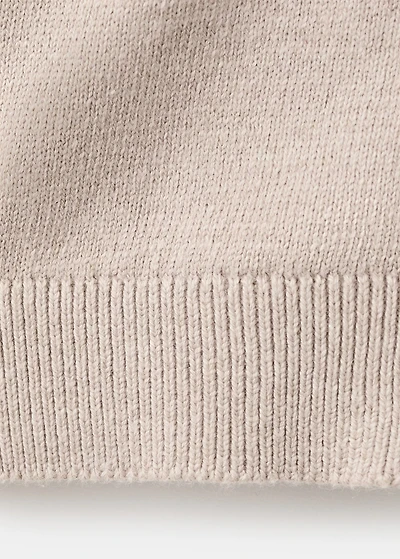 Zipped knit cardigan