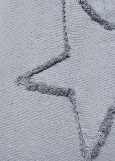 Jeans with embroidered stars