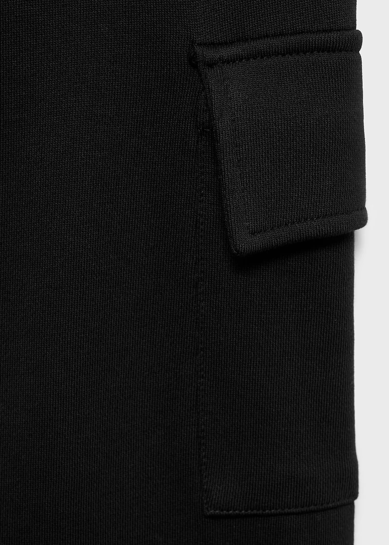 Cotton cargo joggers