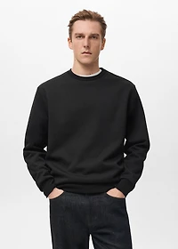 Regular-fit cotton sweatshirt
