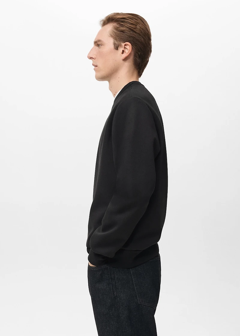 Regular-fit cotton sweatshirt