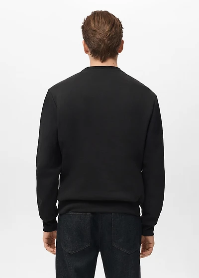 Regular-fit cotton sweatshirt
