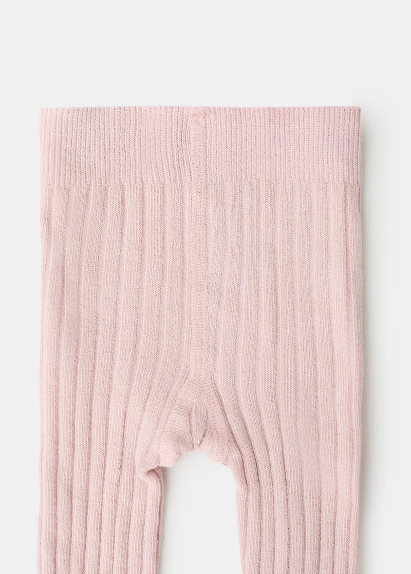 Ribbed tights