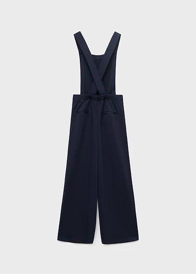 Long knitted dungarees