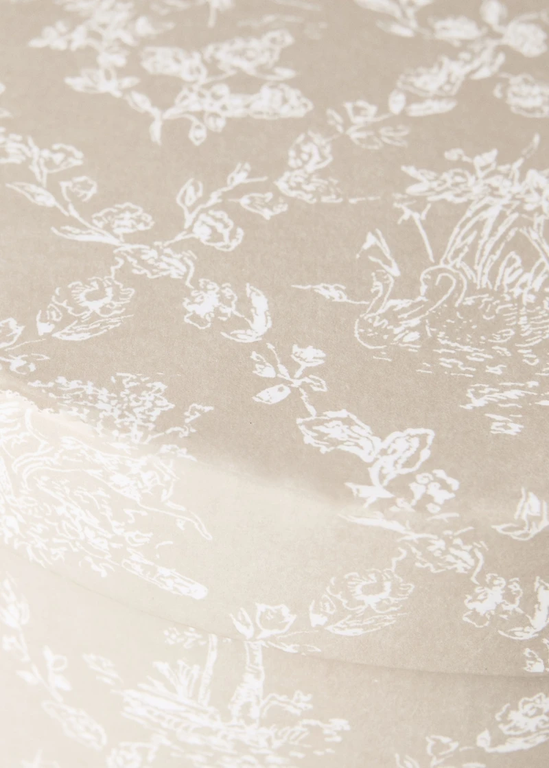 children’s box with print