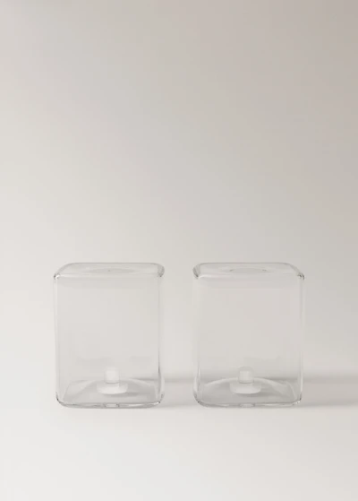 Transparent borosilicate salt and pepper mills