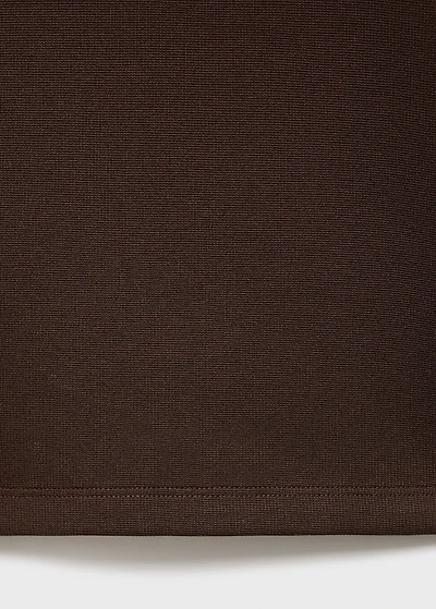 Straight-fit pants with elastic waist