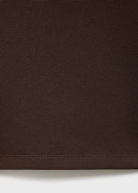 Straight-fit pants with elastic waist