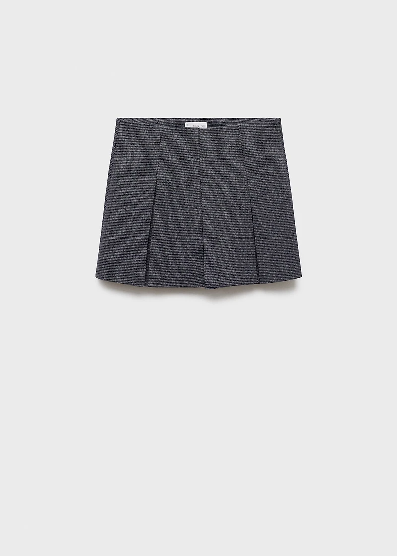 Pleated skirt pants