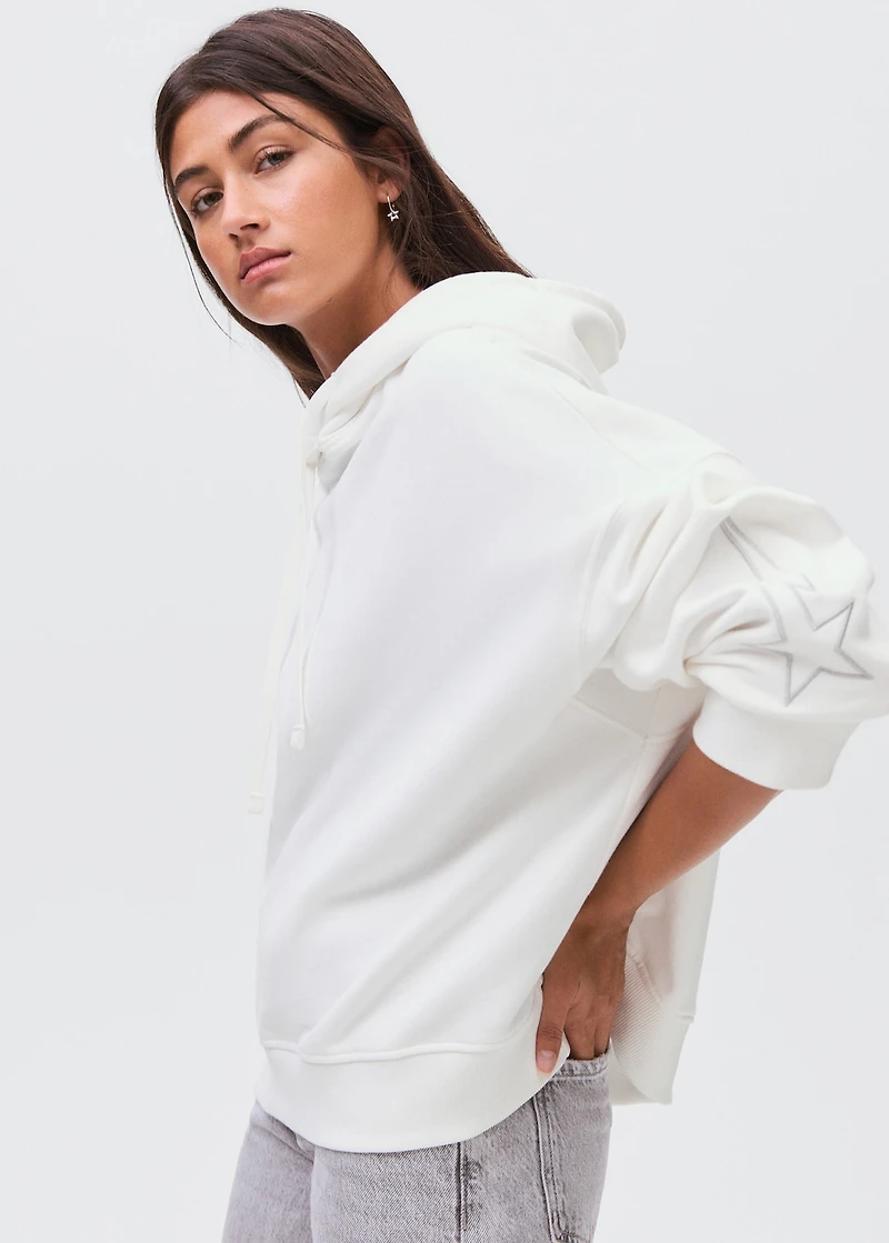 Sweatshirt with embroidered star