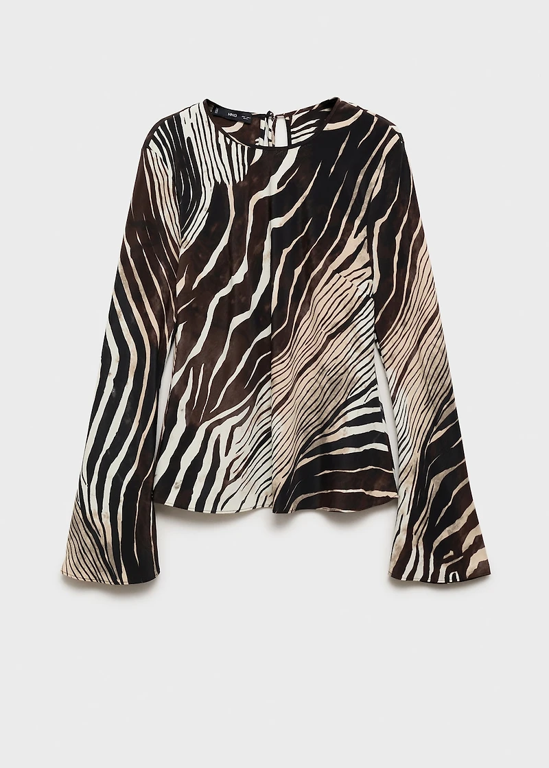 Zebra print blouse