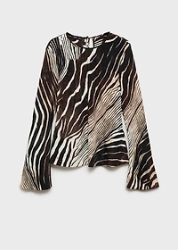Zebra print blouse