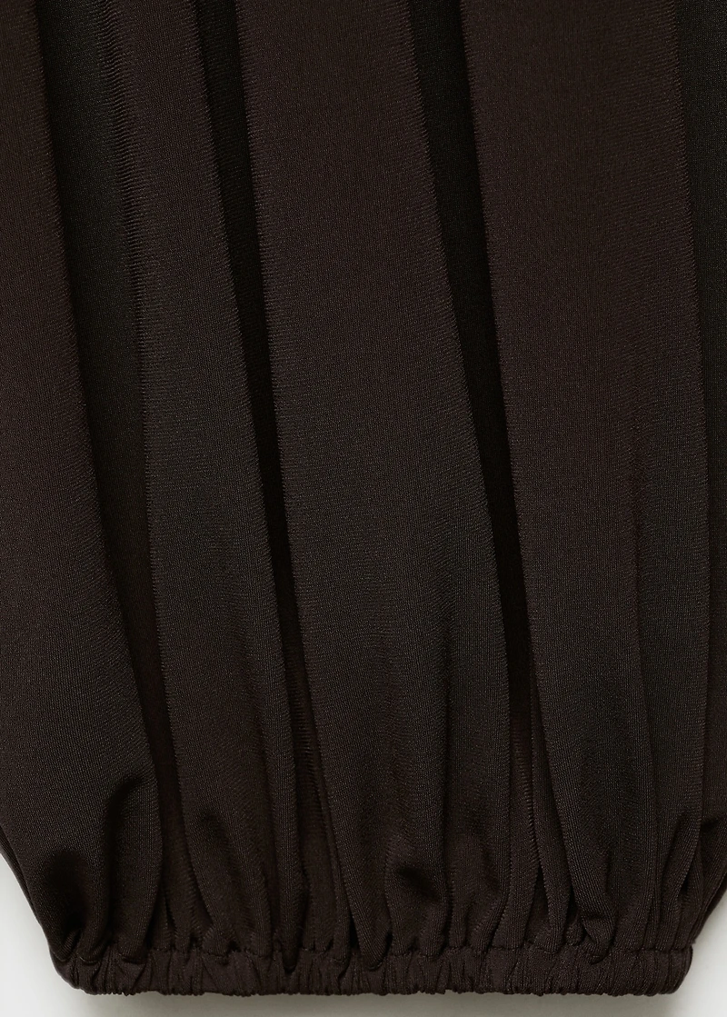 Balloon pants with elastic waist