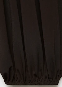 Balloon pants with elastic waist