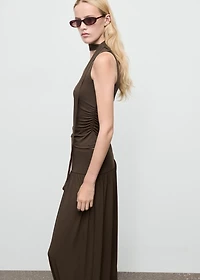 Balloon pants with elastic waist