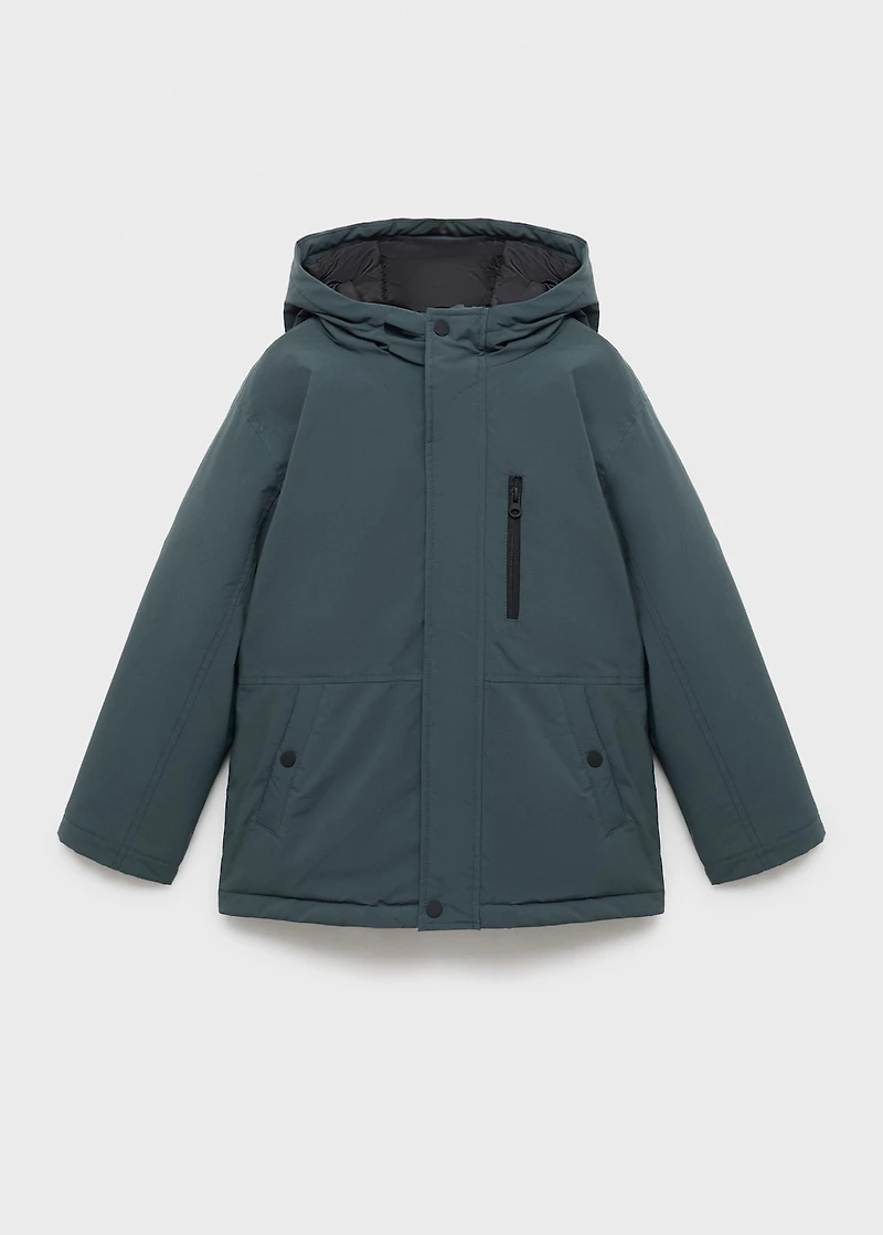 Pocket quilted jacket