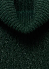 Turtle neck knit dress