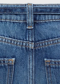 Culotte jeans with seam detail