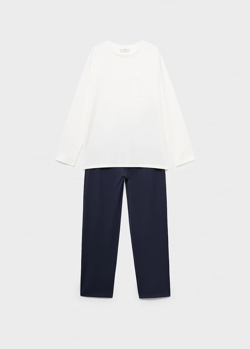 Cotton long pyjamas