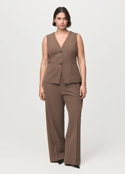 Long suit-style jumpsuit
