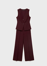 Long suit-style jumpsuit