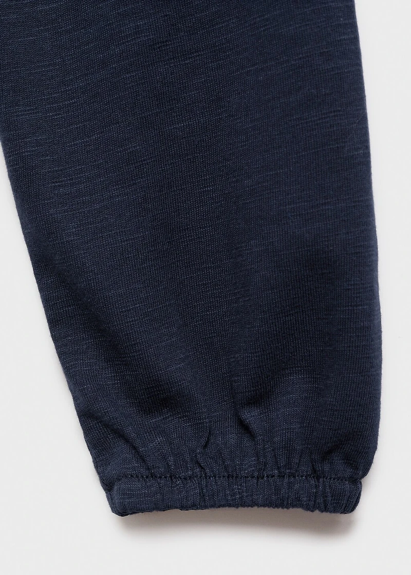 Ruffles ruched T-shirt