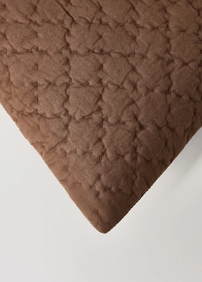 Children's hand-stitched cotton bed cushion cover, 30x40 cm