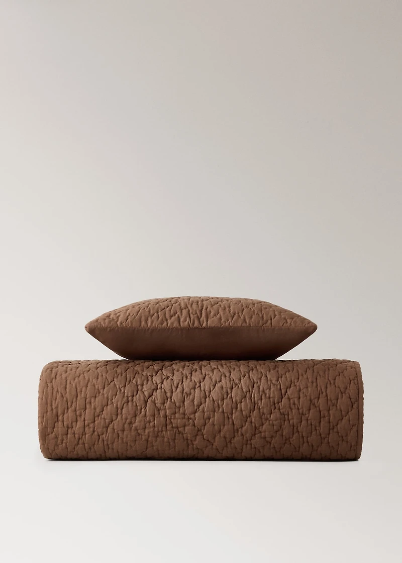 Children's hand-stitched cotton bed cushion cover, 30x40 cm