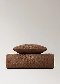 Children's hand-stitched cotton bed cushion cover, 30x40 cm