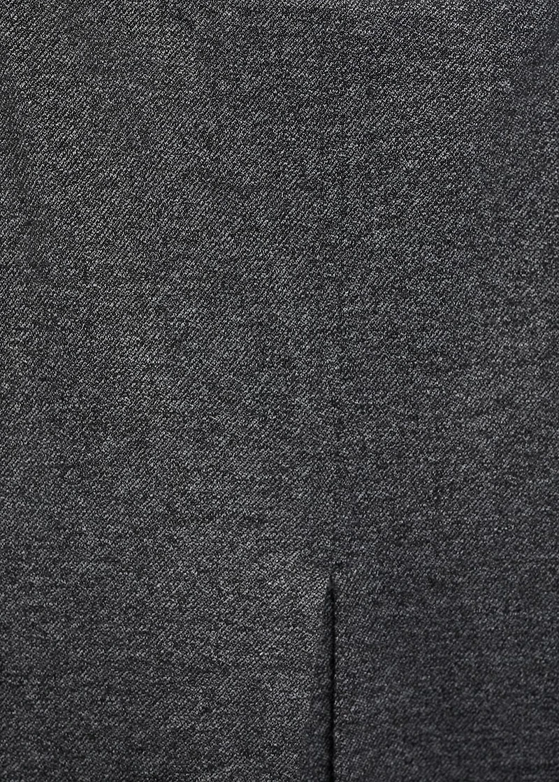 Pleated A-line skirt