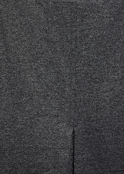 Pleated A-line skirt