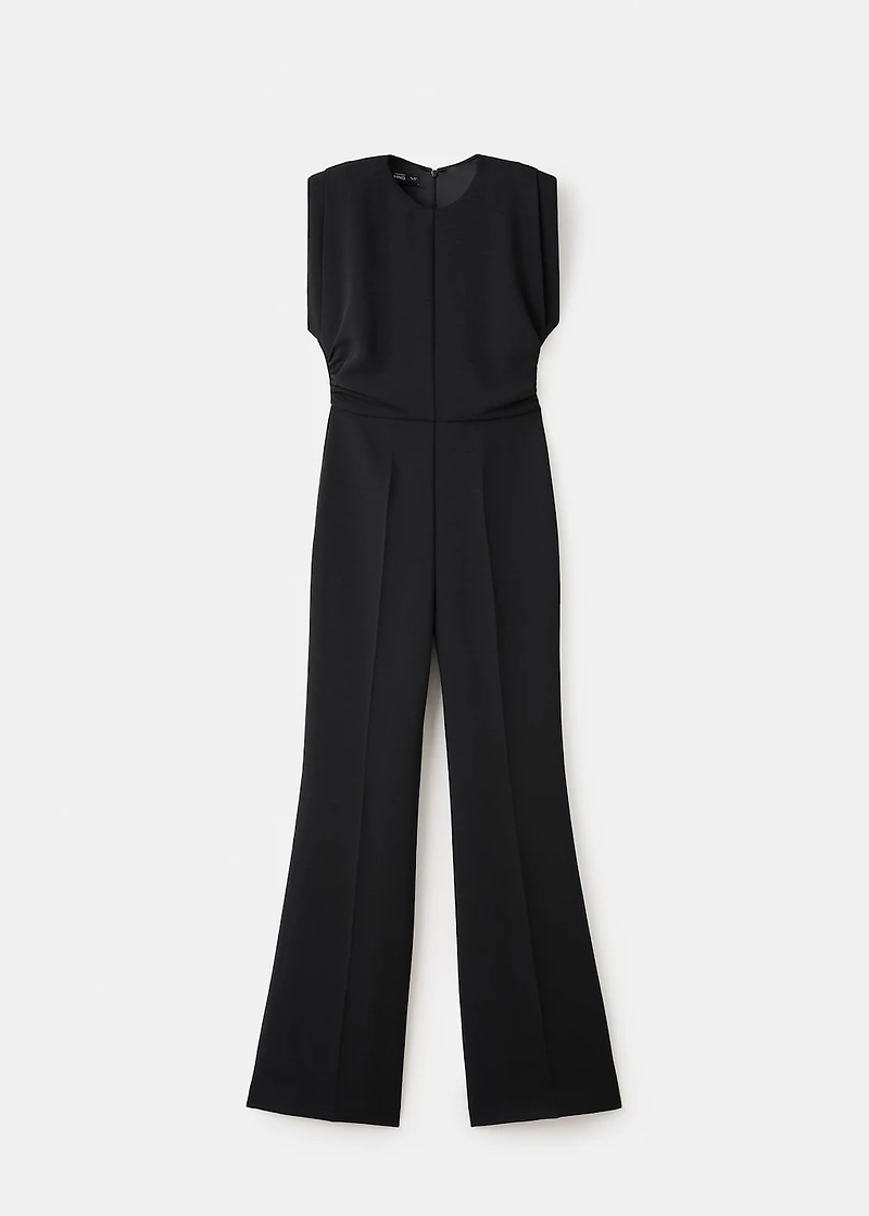Ruched long jumpsuit