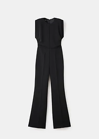 Ruched long jumpsuit