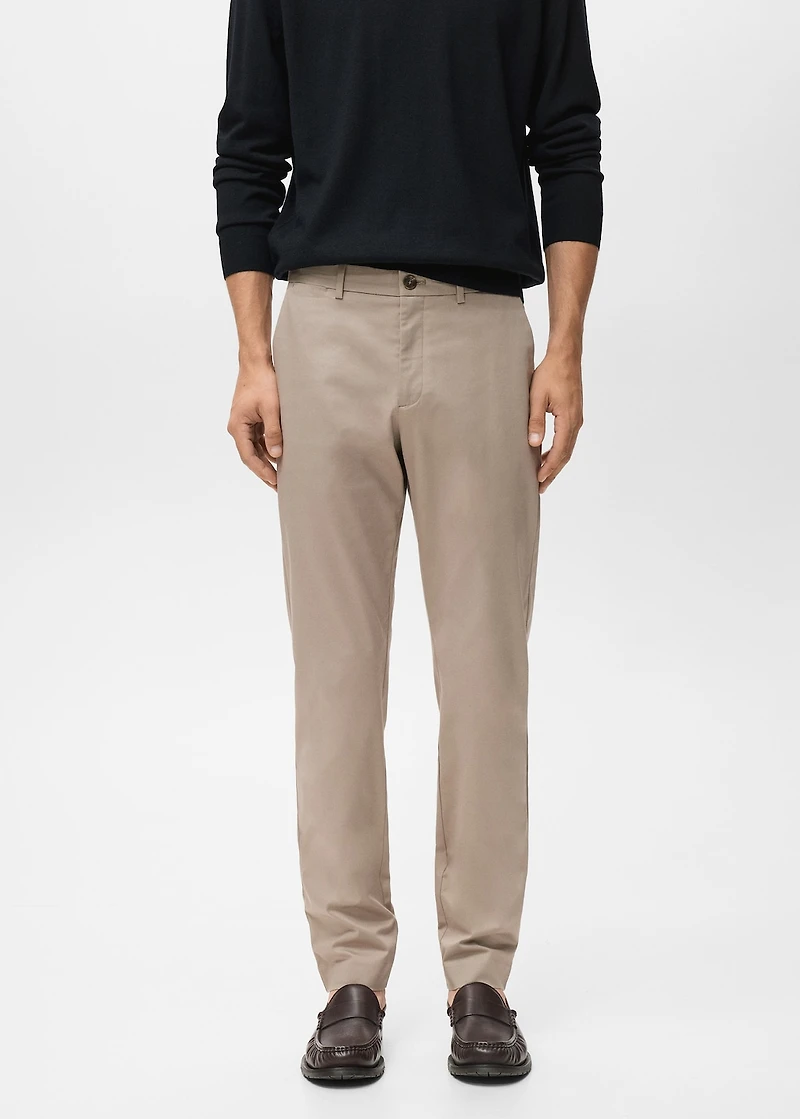 Dublino slim-fit chino pants