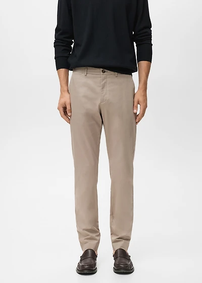 Dublino slim-fit chino pants