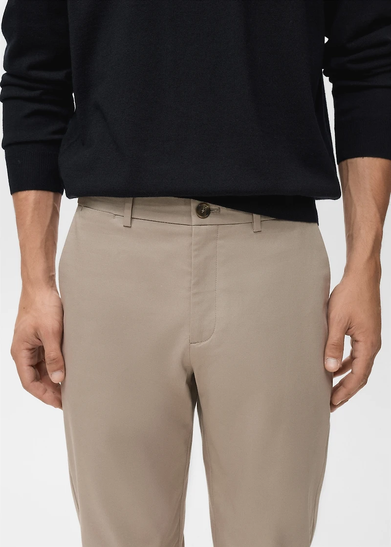 Dublino slim-fit chino pants