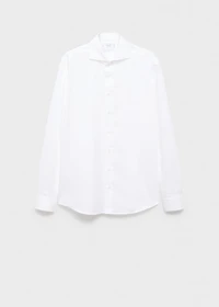 100% cotton slim-fit formal shirt