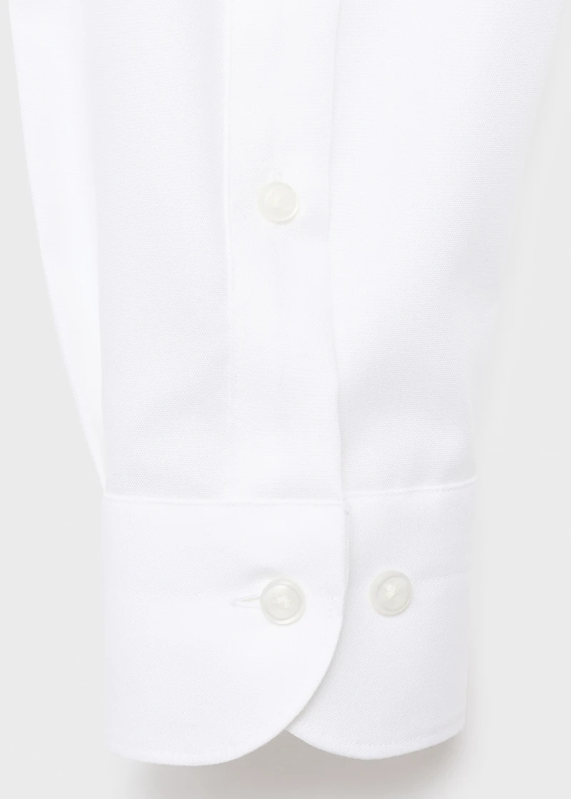 100% cotton slim-fit formal shirt