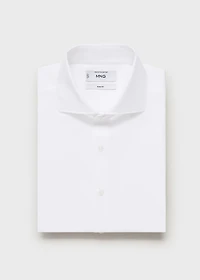 100% cotton slim-fit formal shirt