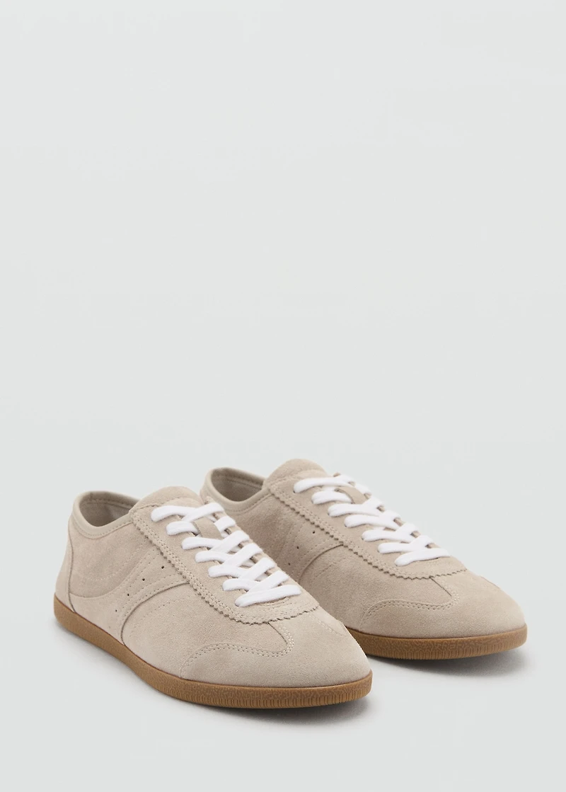 Suede sneakers