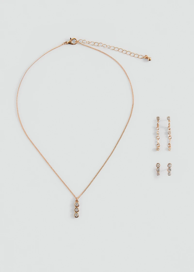 Necklace and earrings set