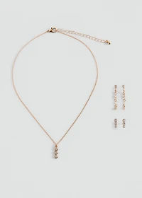 Necklace and earrings set