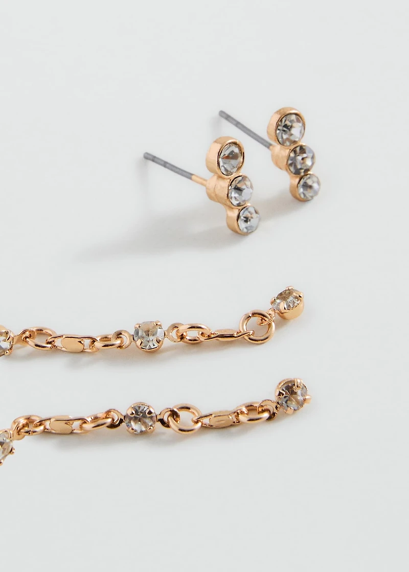 Necklace and earrings set