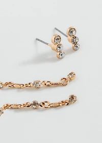 Necklace and earrings set