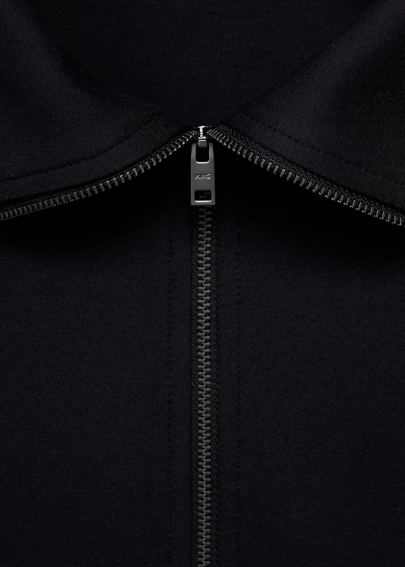 Regular-fit zip-up hoodie