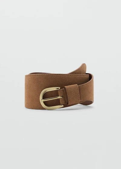 Suede obi belt